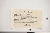 フラワープリンター　花びらに印刷　花びら用のプリンターです。　FLOWER　PRINTER　FP3　花屋　贈答に　_画像7