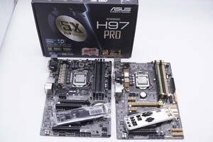 美品 ★ ASUS　H97-Pro ＋ オマケ　ASUS　H87-PLUS　＋　テストに使ったCPUｘ２、メモリーｘ２　★　ATX　マザー　２枚　まとめて　LGA1150