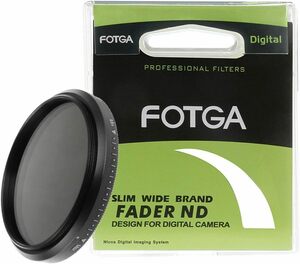 58ｍｍ　FOTGA　スリムフェーダー 可変　NDフィルター　ND2 ND4 ND8 ND400