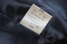 RR61　即決　PURE CASHMERE ピュアカシミヤ100％　ダブル Aライン チェスターコート　ロング　9　黒_画像6