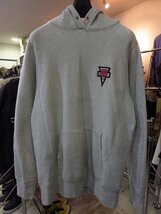 CHALLENGER チャレンジャー × Christian Hosoi クリスチャン ホソイ HOODIE フーディ スウェット パーカー グレー M_画像2