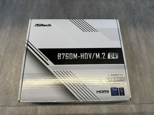 ASRock B760M-HDV/M.2 D4 MicroATX マザーボード LGA1700 修理交換品☆