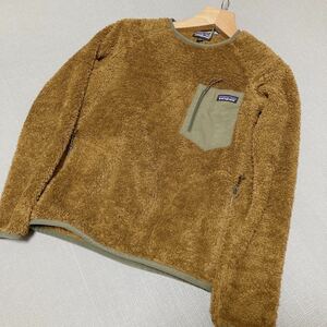 patagonia パタゴニア 25895FA19 LOS GATOS CREW ロスガトスクルー プルオーバー フリース ブラウン系 XS 1円