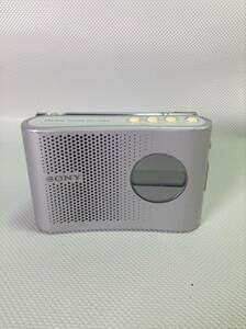 U881●SONY ソニー ラジオ ワイドFM対応 FM/AM 2バンド コンパクトラジオ ポータブルラジオ ICF-M55