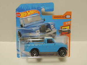 HW ショートカード LAND ROVER SERIES Ⅲ PICKUP ブルー