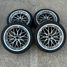 5穴■IWC アルミホイール ZEETEX 225/40R18 4本■110701R_画像1