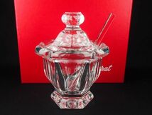 Baccarat バカラ ミズーリ ジャムポット Sサイズ シュガーポットにも レードル付属 Missouri フランス クリスタルガラス BK-MZL-1_画像1