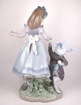 LLADRO リヤドロ 「不思議の国のアリス」 アリスと白うさぎ イギリス 童話 フィギュリン 型番5740 スペイン ポーセリンアート LDO-5740_画像7