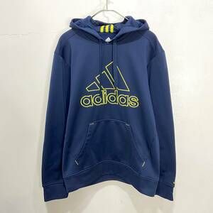 送料無料☆adidas☆アディダス☆パフォーマンスロゴ刺繍スウェットパーカー☆フーディ☆ネイビー☆レディースS☆K23