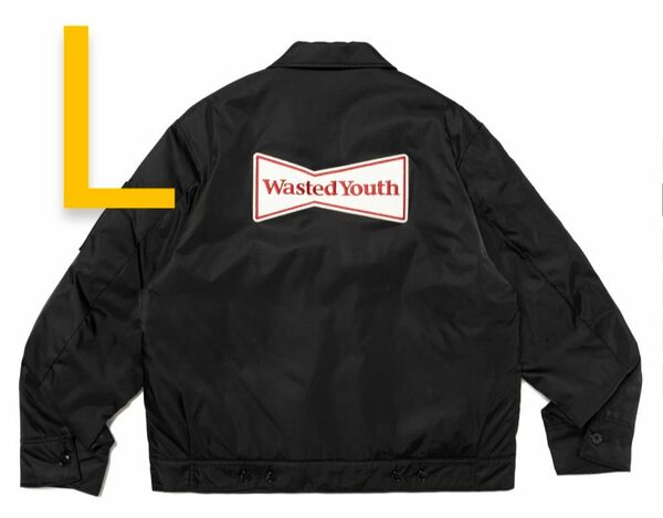 Wasted Youth Quilt Work Jacket Black ウェイステッド ユース キルト ワーク ジャケット 黒