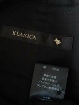 【送料込】 KLASICA クラシカ 【メンズ】 シャツ・ブラウス ブラック 黒 無地 コットン 綿 スタンダードカラー 日本製 size4 LL/6430100_画像5