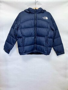 [ включая доставку ][ для мальчика ]THE NORTH FACE The North Face down 130cm темно-синий × "теплый" белый капот защищающий от холода зима предмет Kids s3406116