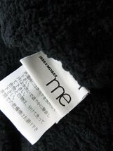 【送料込】me ISSEY MIYAKE　ミー イッセイミヤケ　シャツ・ブラウス　フリーサイズ　黒　ブラック　綿　コットン　日本製 /n954557_画像6