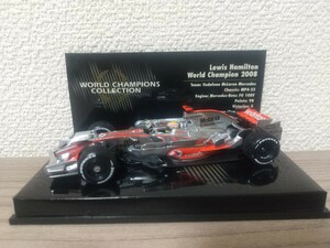 ミニチャンプス 1/43 ワールドチャンピオンコレクション マクラーレン・メルセデス MP4-23 L・ハミルトン 2008 