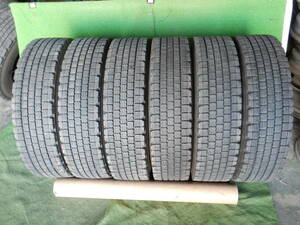 ★BS W910 スタッドレス★225/80R17.5 123/122L 残り溝:8.5mm～9.4mm以上 2021年製 6本 MADE IN JAPAN