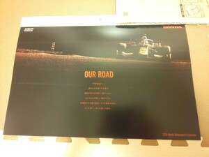 ２０２４　HONDA　モータースポーツ　壁掛けカレンダー　ホンダ