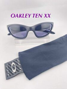 Qa187 OAKLEY TEN XX ランニング　USA製　ビンテージ　サングラス　ブラック　テン　オークリー ブラック　iridium