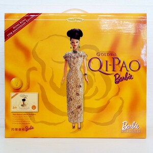 ★未使用★ Barbie バービー 人形 HONG KONG 1998 ANNIVERSARY EDITION 香港 アニバーサリー エディション QI-PAO ゴールデン キーパオ WK