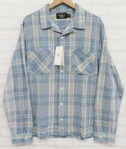 7T7357/未使用品 RRL マドラスキャンプシャツ ダブルアールエル_画像2