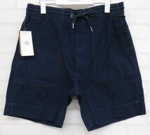 3P4545/未使用品 RRL インディゴリップストップフィールドショーツ ダブルアールエル ショートパンツ_画像2