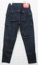 3P4713/未使用品 SAMURAI JEANS ヘリンボーンモンキーデニムパンツ SWC440MP-HB サムライジーンズ_画像3