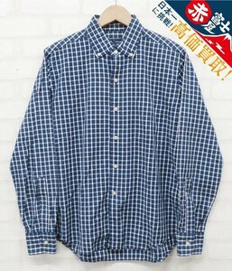 7T7619【クリックポスト対応】DUFFER 長袖BDギンガムチェックシャツ ダファー