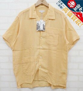 7T7378【クリックポスト対応】未使用品 ENGINEERED GARMENTS CAMP SHIRT cotton crepe エンジニアードガーメンツ 半袖キャンプシャツ