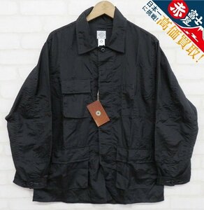 7T7345/未使用品 POST O'ALLS BDU-R crinkle nylon taffeta 1124-CTB ポストオーバーオールズ ジャケット