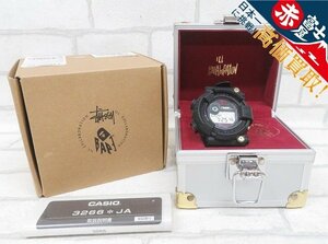 2A6808/STUSSY×BAPE G-SHOCK FROGMAN GF-8250BS ステューシー アベイシングエイプ べイプ フロッグマン 電波ソーラー腕時計