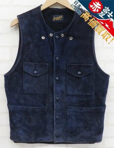 3J2918/TENDERLOIN スエードベスト テンダーロイン T-SUEDE VEST