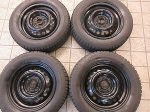 フィットGE6純正14×5.5Joff＋50位pcd100の4穴ハブ径55㎜・スタットレス175/65R14 BS ICEPARTER2製造年5019×4の4本セットの出品になりま