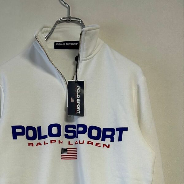 新品 Ralph Lauren POLO SPORT ハーフジップ スウェット