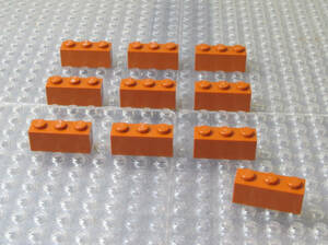 ◆レゴ∥LEGO【1x3ブロック/ダークオレンジ 10個】#3622◆正規品 [R87362]