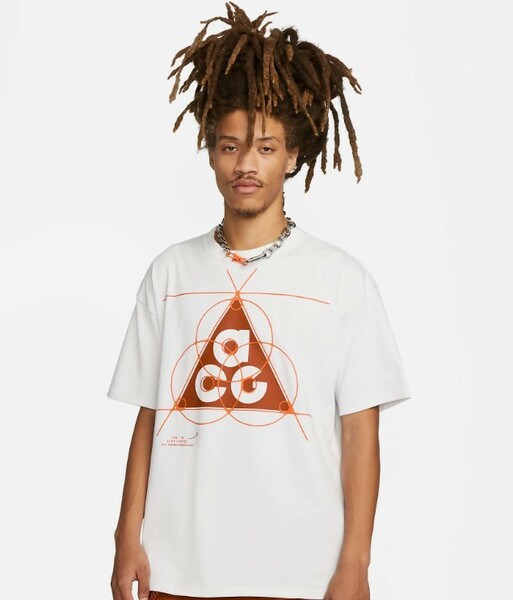 【NIKE ACG】SS Tシャツ US/Lサイズ 　送料込み/ホワイト/ロゴ/USモデル/ビッグサイズ/ゆったり