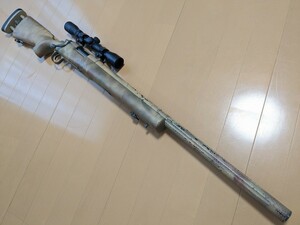 A&K　M24　コッキング　スナイパー　ライフル　スコープ付き　難あり