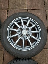 ヨコハマiceGUARDスタッドレスタイヤ155/65R14 と ホンダN-WGN純正ホイール４本セット エンケイ製_画像6