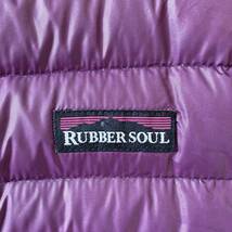 RUBBERSOUL ラバーソウル 軽量ダウンジャケット メンズ M パープル 紫 アウター ナイロン ポリエステル ダウン フェザー_画像7