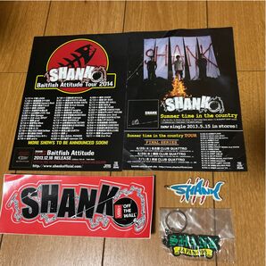 SHANK ラバーキーホルダー+ポスター+非売品ステッカー グッズセット
