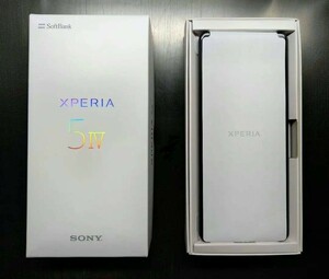Sony Xperia 5 IV 6.1インチ 8GB ストレージ128GB エクリュブラック ソフトバンク購入 新品　開封済未使用