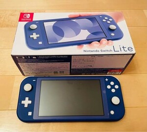 Nintendo Switch ライト Lite ブルー 任天堂 ニンテンドー　美品　任天堂公式キャリングケース付き