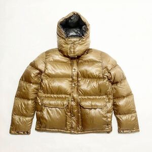 THE NORTH FACE/PURPLE LABEL/HOODED DOWN JACKET/PERTEXQUANTUM/ノースフェイス/パープルレーベル/ダウンジャケット/L/キャメル/ND2750N