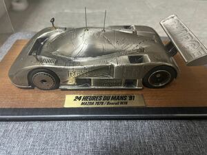 レア 非売品 24 HEURES DU MANS ’91 MAZDA 787B/Overall WIN マツダ ル・マン24時間 優勝記念 