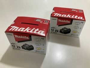 マキタ純正18V 6.0ah２個★正規品★ 格安スタート　リチウムイオンバッテリー6.0ah BL1860B 新品・未使用品　雪マーク有り