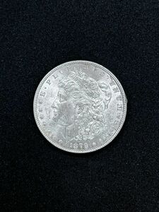 ⑧1879年 1ドル銀貨 モルガンダラー アメリカコイン 外国コイン 古銭 アンティーク ポンチョ ONE DOLLAR 硬貨 UNITED STATES OF AMERICA