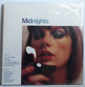 LPレコード 洋楽テイラー・スウィフトTaylor Swift ミッドナイト Midnights : Moonstone Blue Edition アナログ 中古品 ブルー盤