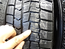 Y-131 送料無料/代引OK ランクE 中古 195/65R15 ダンロップ ウィンターマックス02 WM02 2021年 9分山 スタッドレスタイヤ4本_画像8