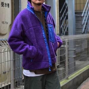 パタゴニア patagonia パタゴニアレトロX フリースジャケット パープル