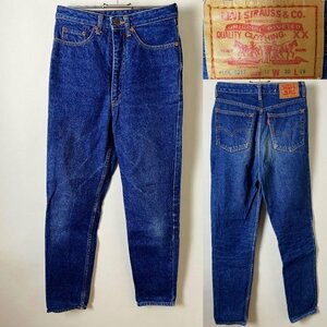 ★【希少80s 1989年製 日本製】Levi’s リーバイス W606 - 0217(w606-0230) コットン100％ スリム スキニー インディゴ デニム パンツ W30