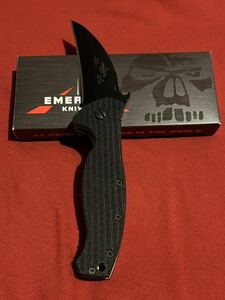 エマーソンナイフ P-SARK ブラック　フォールディングナイフ 片刃 保管品
