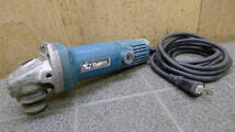 JJ512 makita 100mmディスクグラインダー モデル9520B 消費電力670W 100V 50-60Hz 7A 回転数12000rpm 砥石寸法:100×6×15mm 動作OK/80_画像1